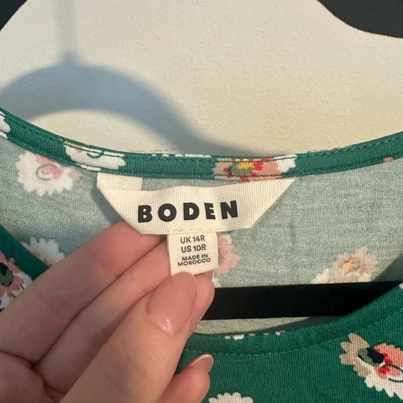 Boden Felicity Green Midi Dress - Picture 5 of 6